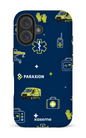 iPhone 16 Impact (Matte) Icônes bleu Paraxion -