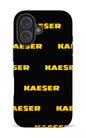 iPhone 16 Impact (Matte) Kaeser Pattern Noir -