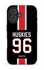 iPhone 16 Impact (Matte) Les Huskies Numéro -