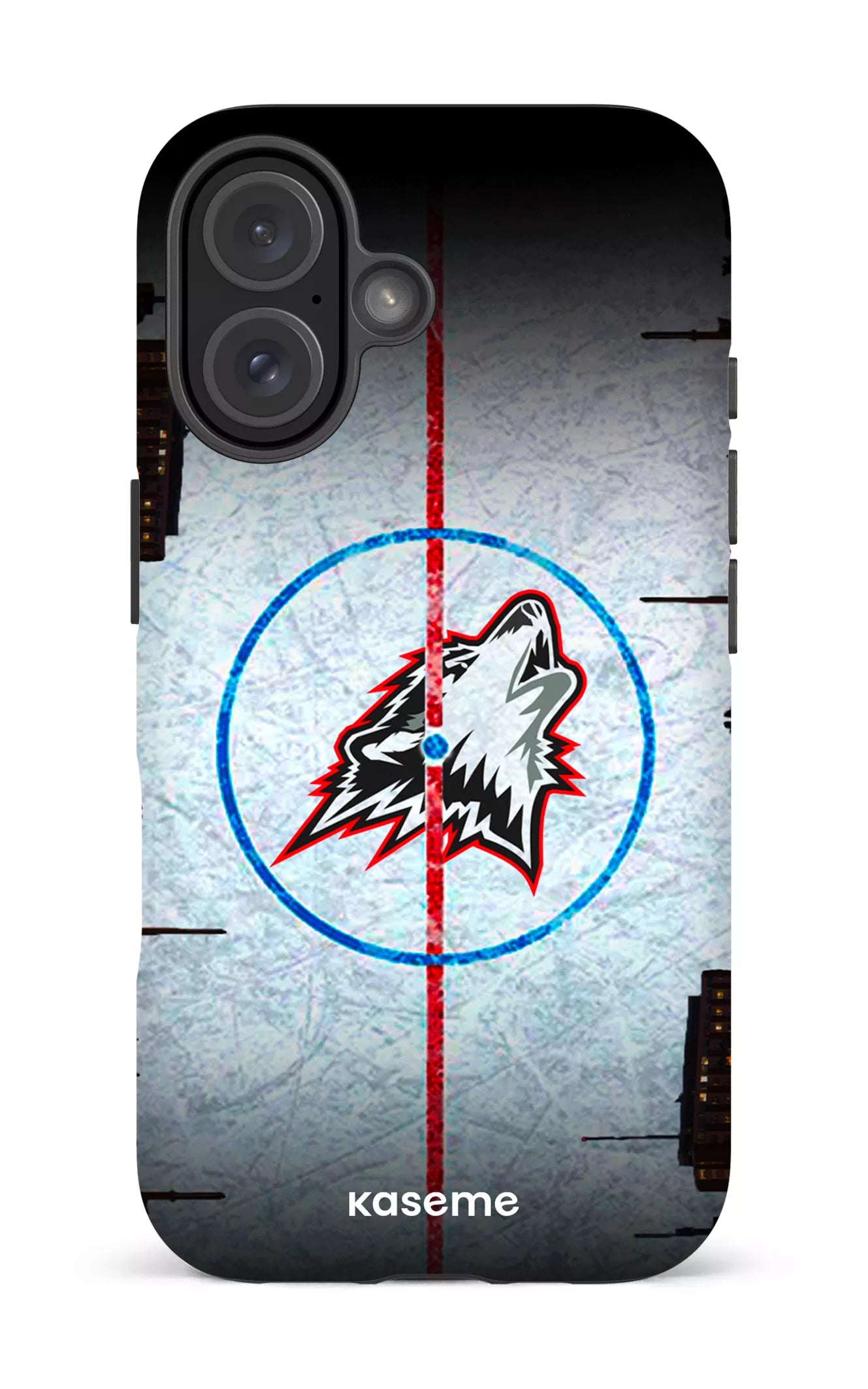 iPhone 16 Impact (Matte) Les Huskies Patinoire -