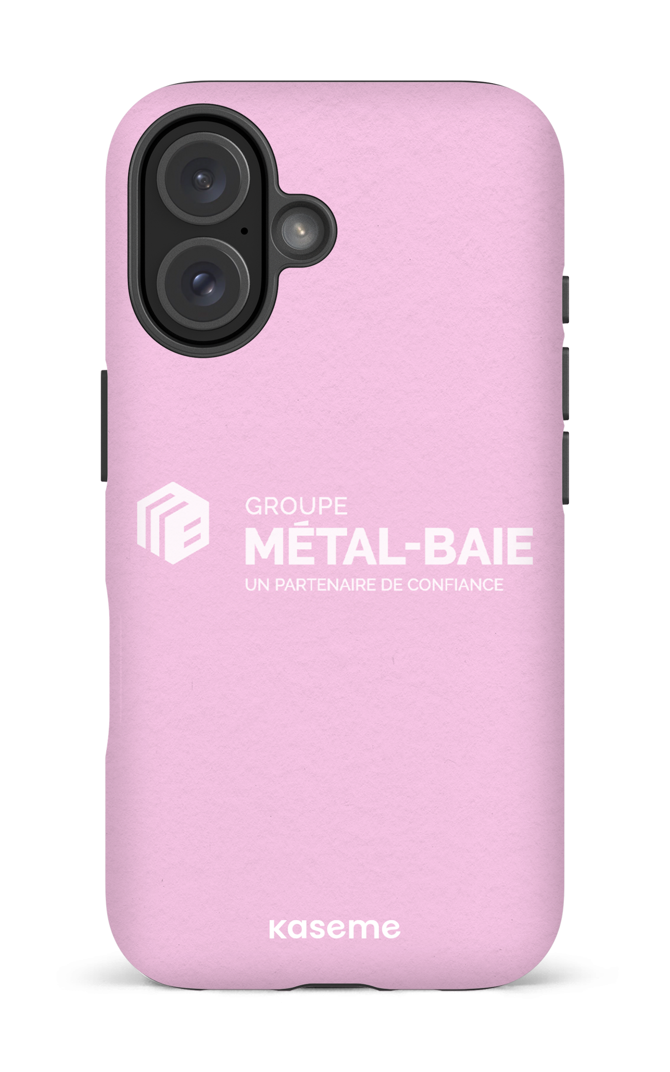 iPhone 16 Impact (Matte) Métal-Baie Rose -