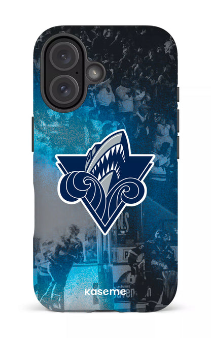 iPhone 16 Impact (Matte) Océanic Logo & Foule -