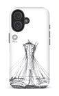 iPhone 16 Impact (Matte) Parc Olympique - Croquis Blanc -