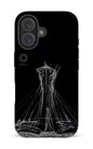 iPhone 16 Impact (Matte) Parc Olympique - Croquis Noir -
