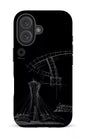 iPhone 16 Impact (Matte) Parc Olympique - Croquis Plan Noir -