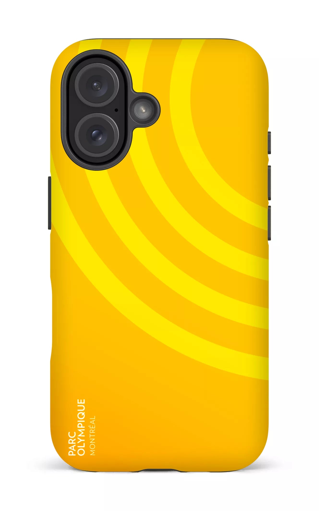 iPhone 16 Impact (Matte) Parc Olympique - Logo Jaune -