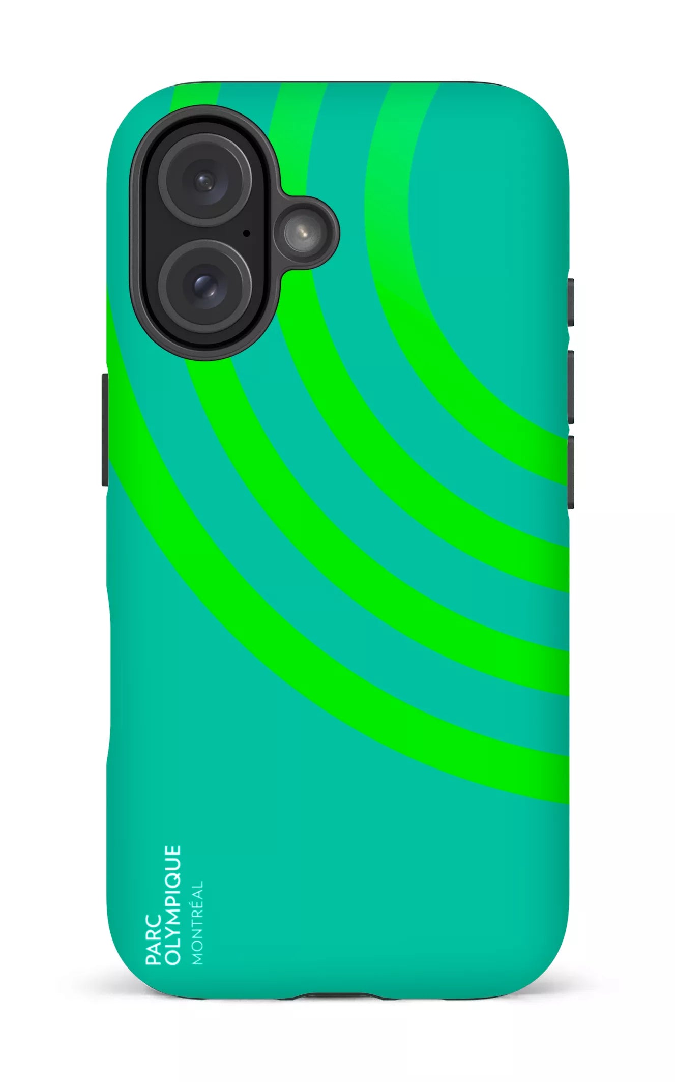 iPhone 16 Impact (Matte) Parc Olympique - Logo Vert -