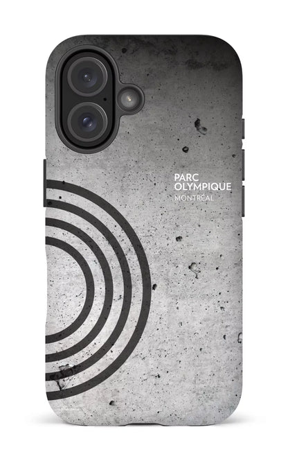 iPhone 16 Impact (Matte) Parc Olympique - Texture Béton -