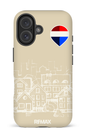 iPhone 16 Impact (Matte) Remax Sketch Crème -