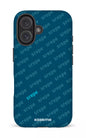 iPhone 16 Impact (Matte) SREPE Pattern Bleu x Turquoise -