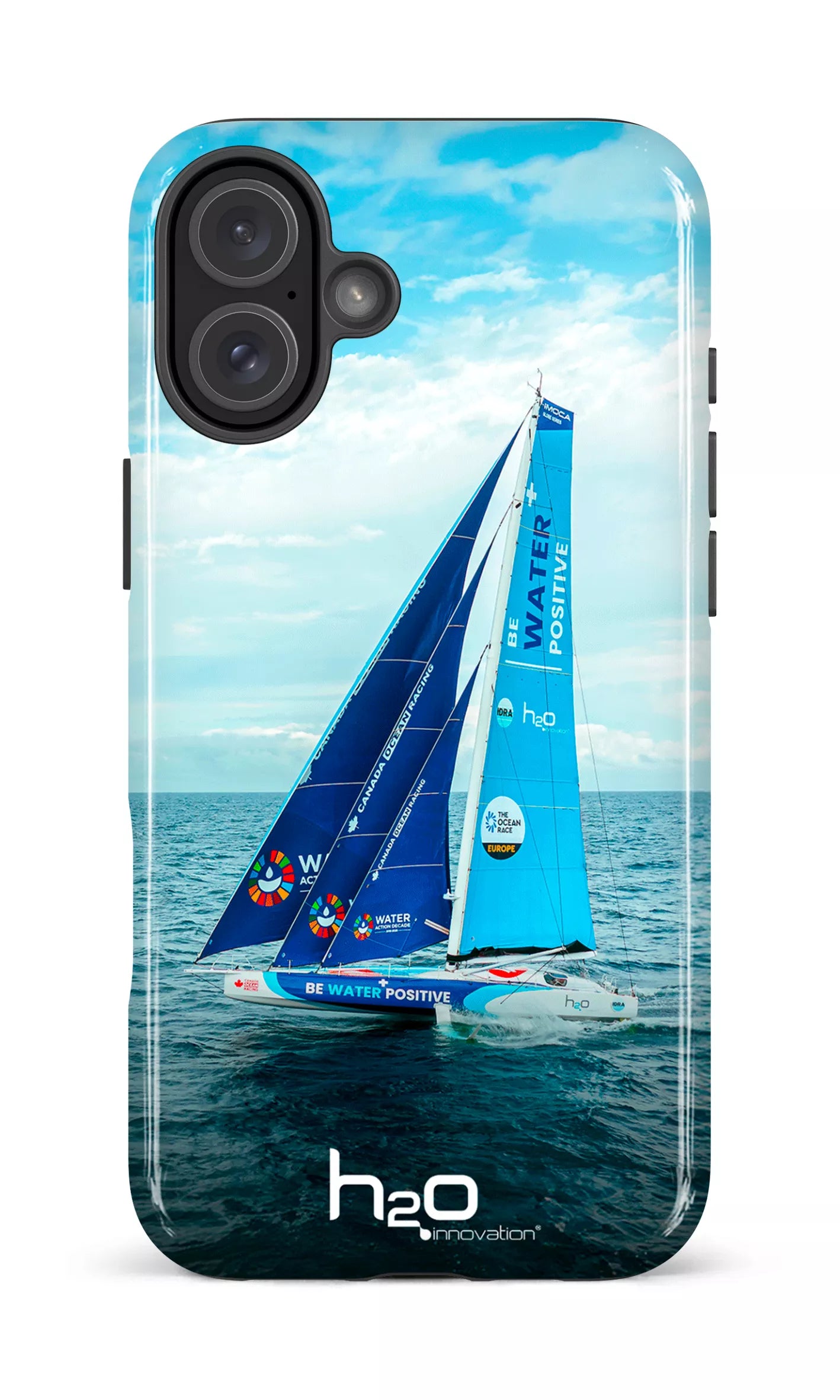 iPhone 16 Plus Impact Case Be water positive by H2O -