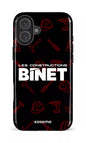 iPhone 16 Plus Impact Case Constructions Binet Noir -