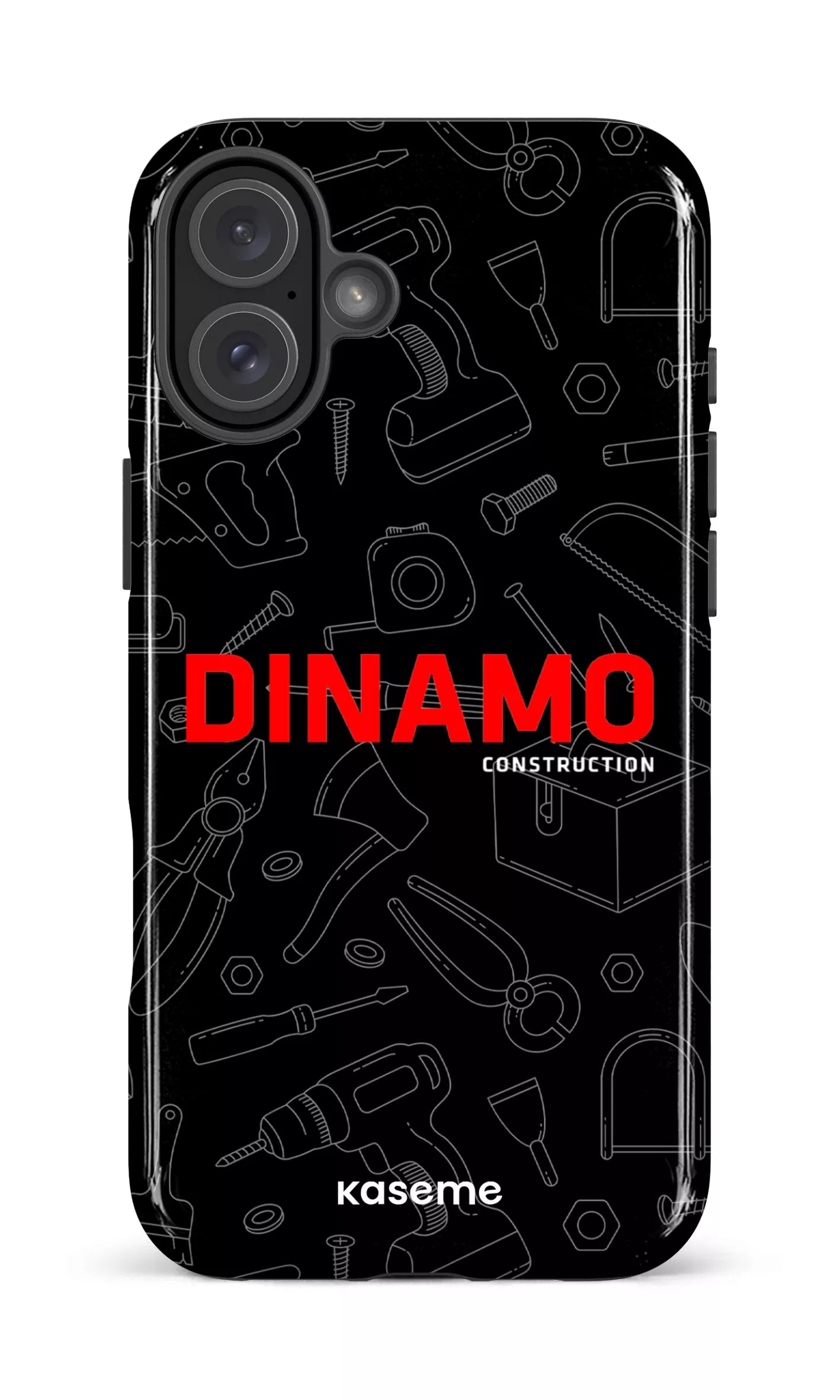 iPhone 16 Plus Impact Case Dinamo Noir -