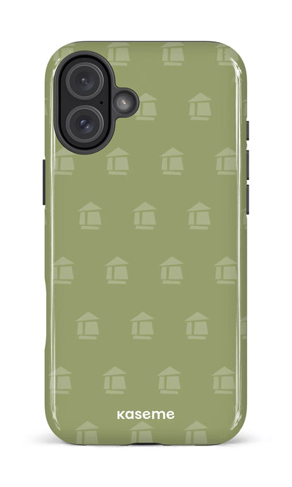 iPhone 16 Plus Impact Case Flordeco motif sauge -