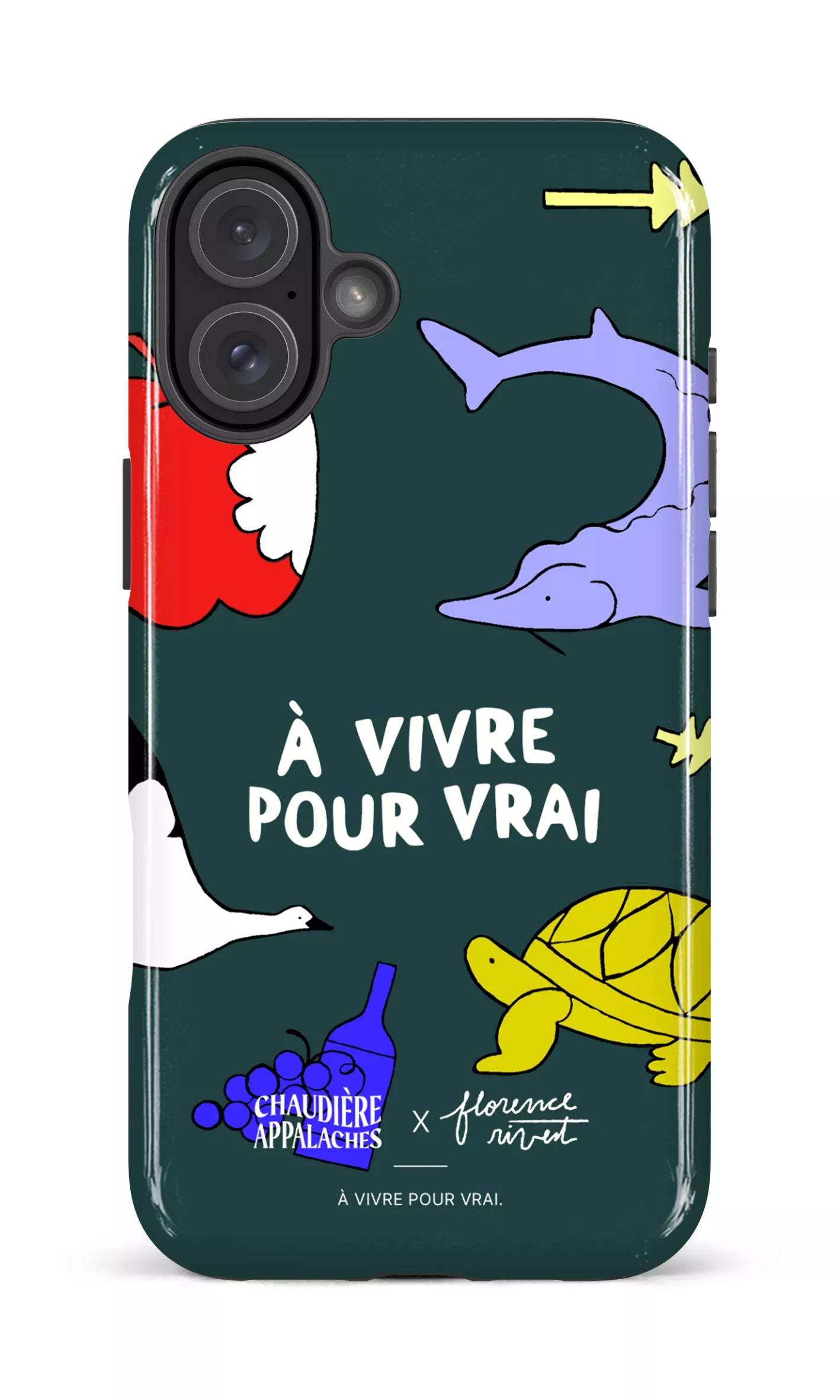 iPhone 16 Plus Impact Case Fragments de Chaudière-Appalaches par TCA -