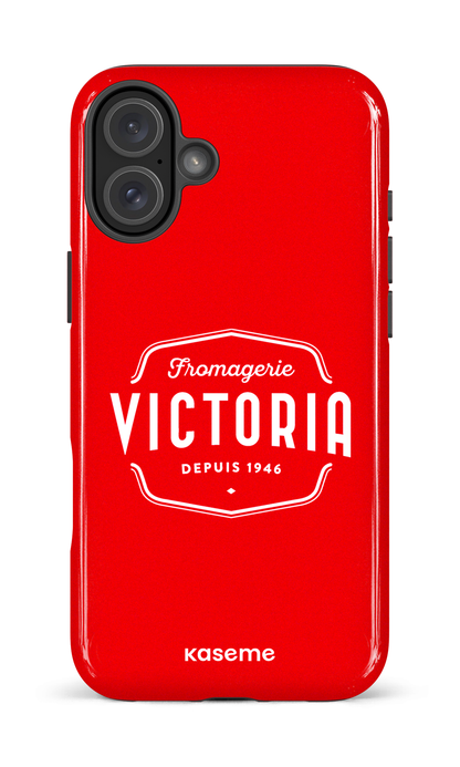 iPhone 16 Plus Impact Case Fromagerie Victoria Rouge -