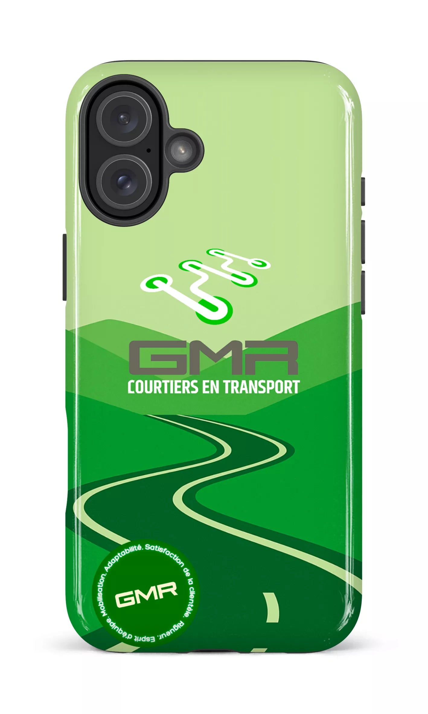iPhone 16 Plus Impact Case GMR Route Vert -