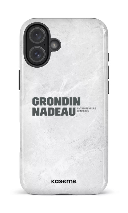 iPhone 16 Plus Impact Case GN Marbre -