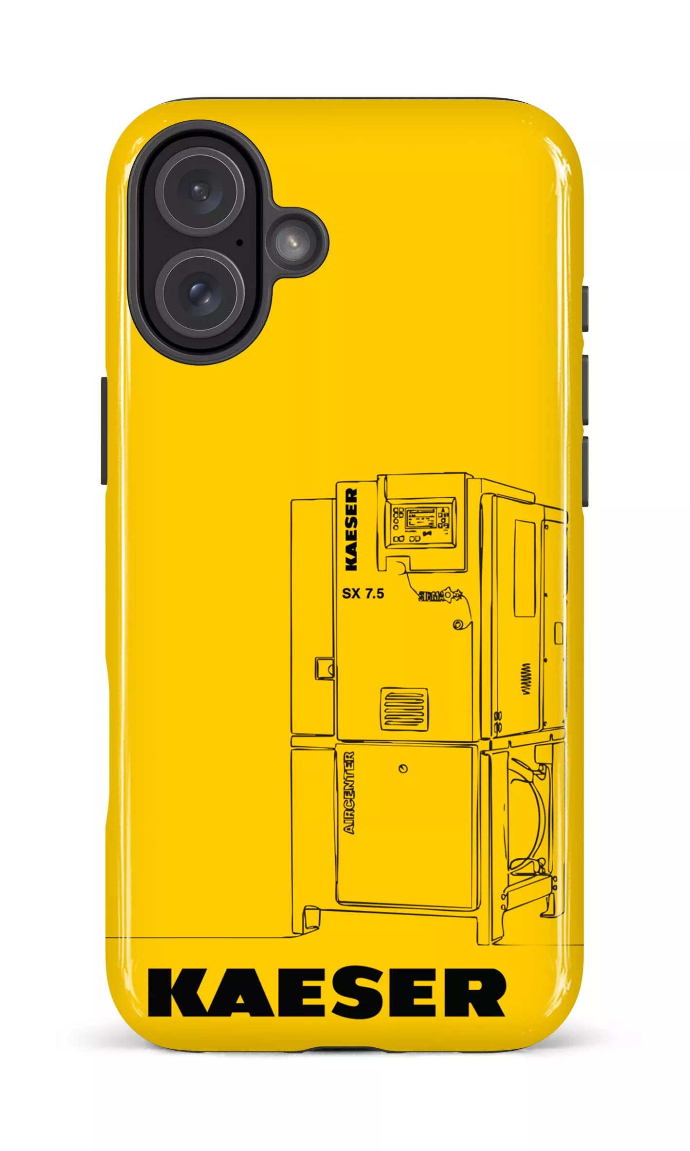 iPhone 16 Plus Impact Case Kaeser - The Golden Blueprint -