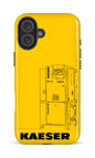 iPhone 16 Plus Impact Case Kaeser - The Golden Blueprint -