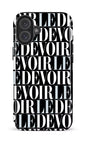 iPhone 16 Plus Impact Case Le Devoir — Gros logos -