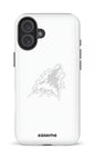 iPhone 16 Plus Impact Case Les Huskies Blanc -