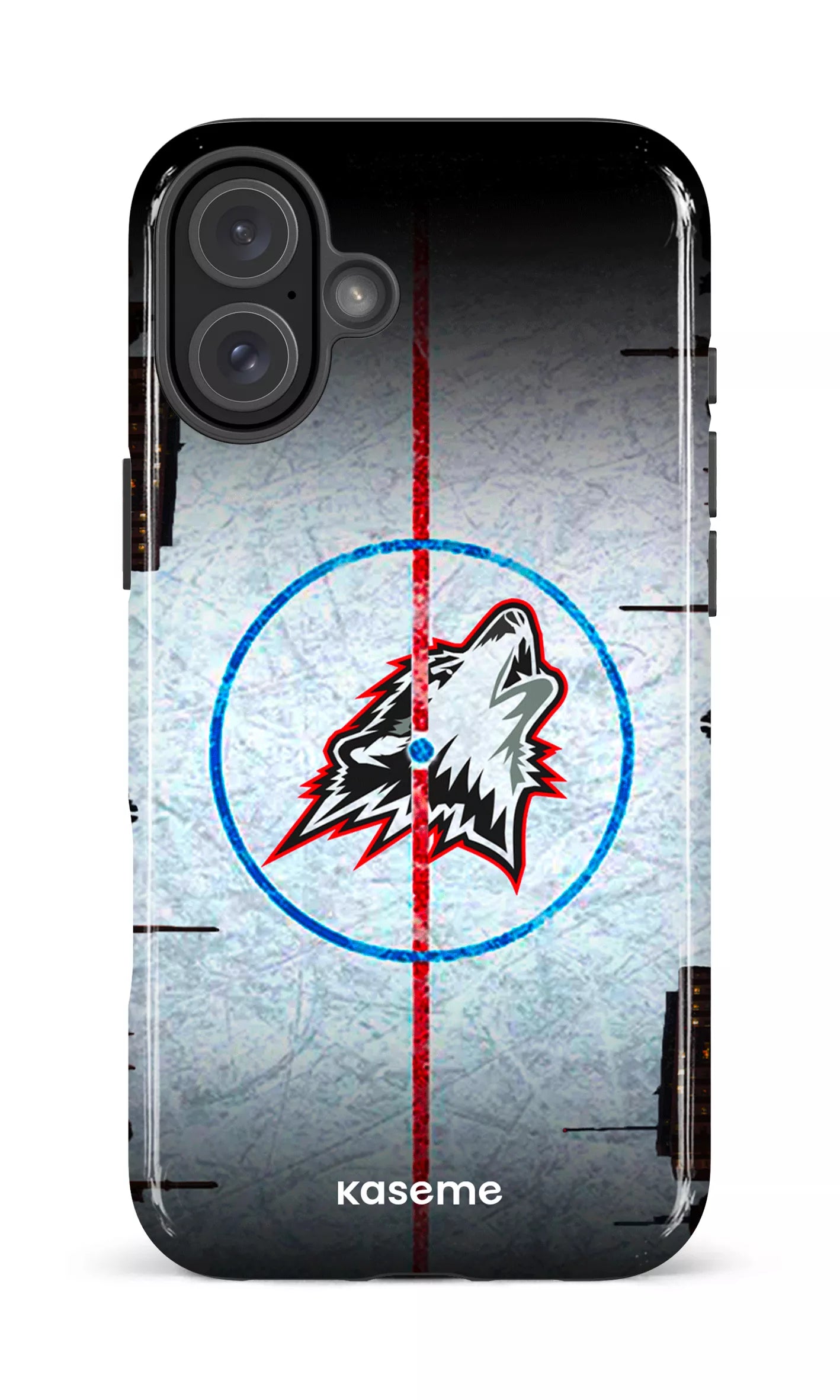 iPhone 16 Plus Impact Case Les Huskies Patinoire -