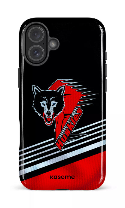 iPhone 16 Plus Impact Case Les Huskies Vintage -