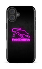 iPhone 16 Plus Impact Case Panthera Logo Neon -