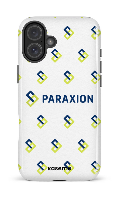 iPhone 16 Plus Impact Case Paraxion Blanc -