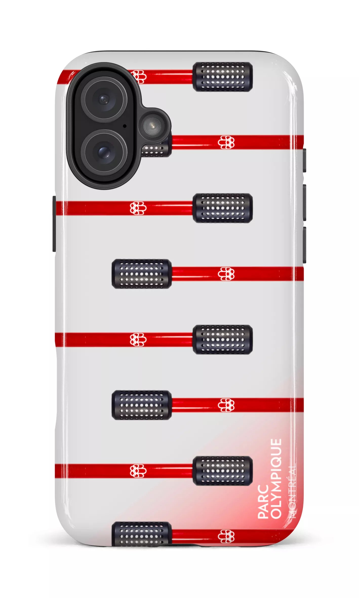 iPhone 16 Plus Impact Case Parc Olympique - Flambeau Multi -