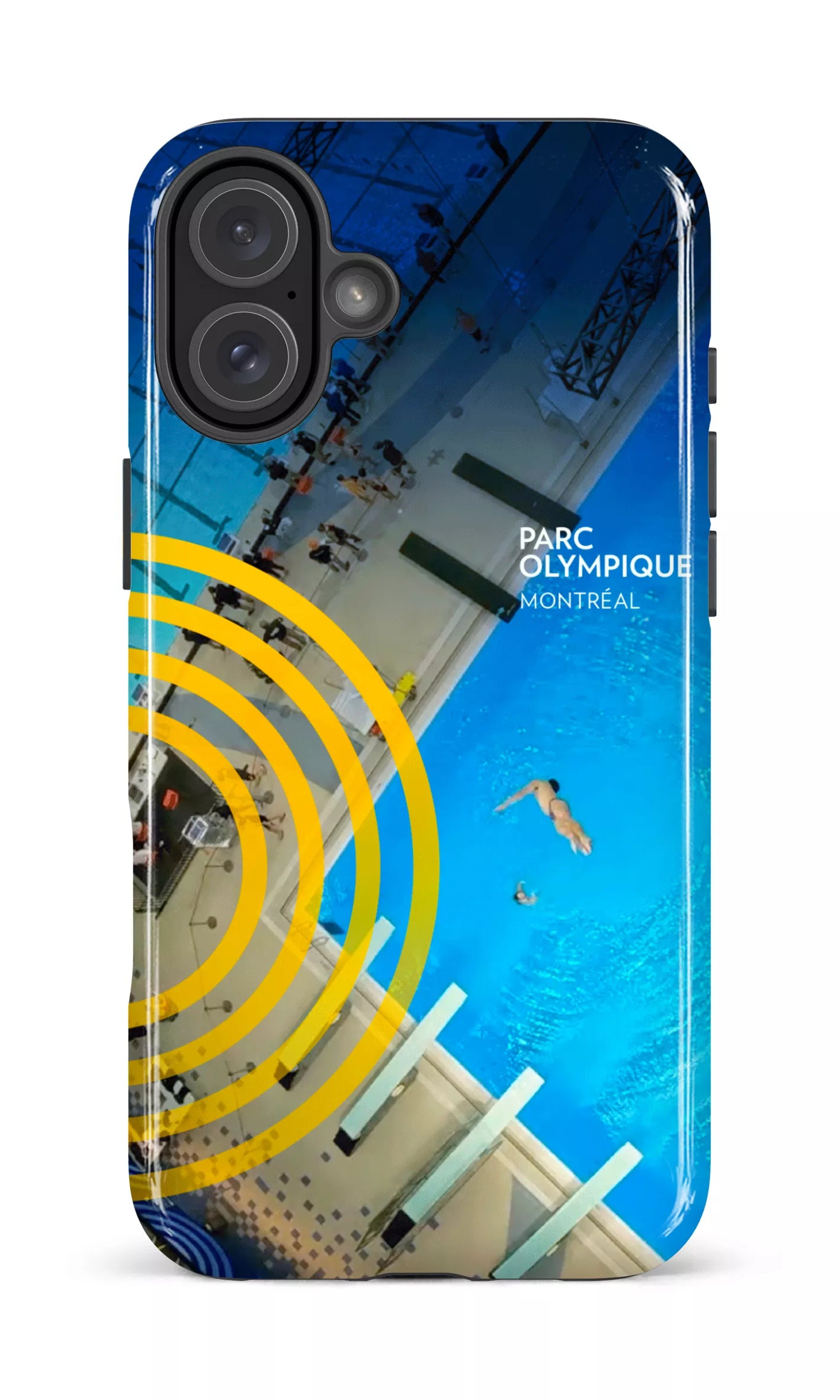 iPhone 16 Plus Impact Case Parc Olympique - Lieu Plongeon -