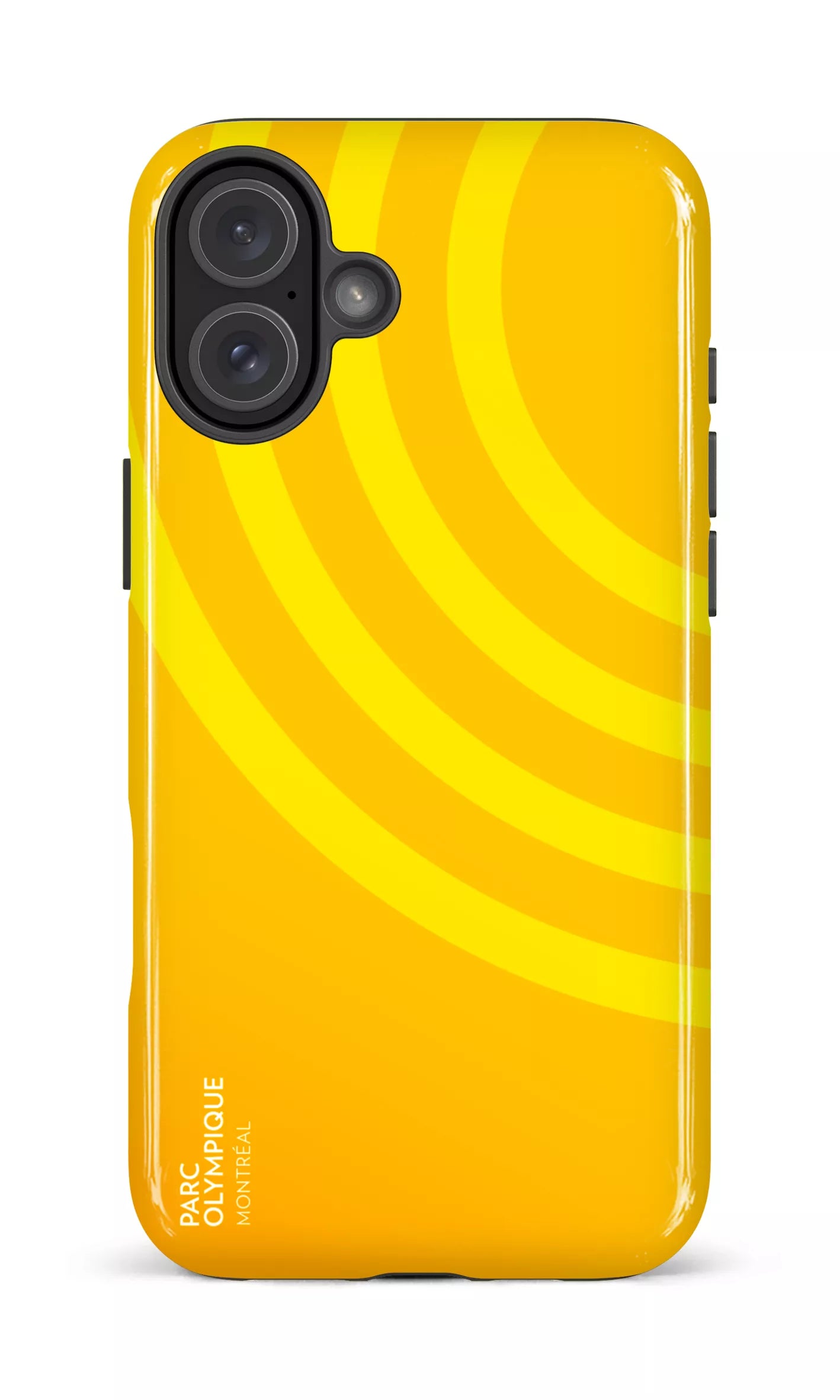 iPhone 16 Plus Impact Case Parc Olympique - Logo Jaune -