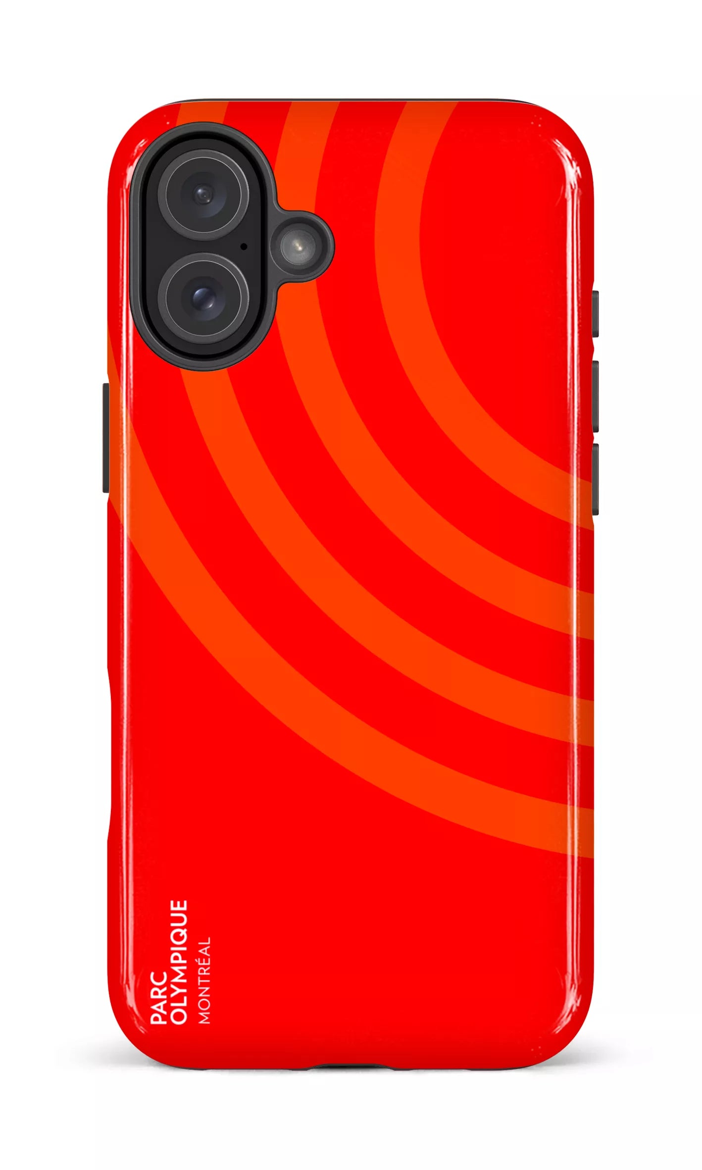 iPhone 16 Plus Impact Case Parc Olympique - Logo Rouge -