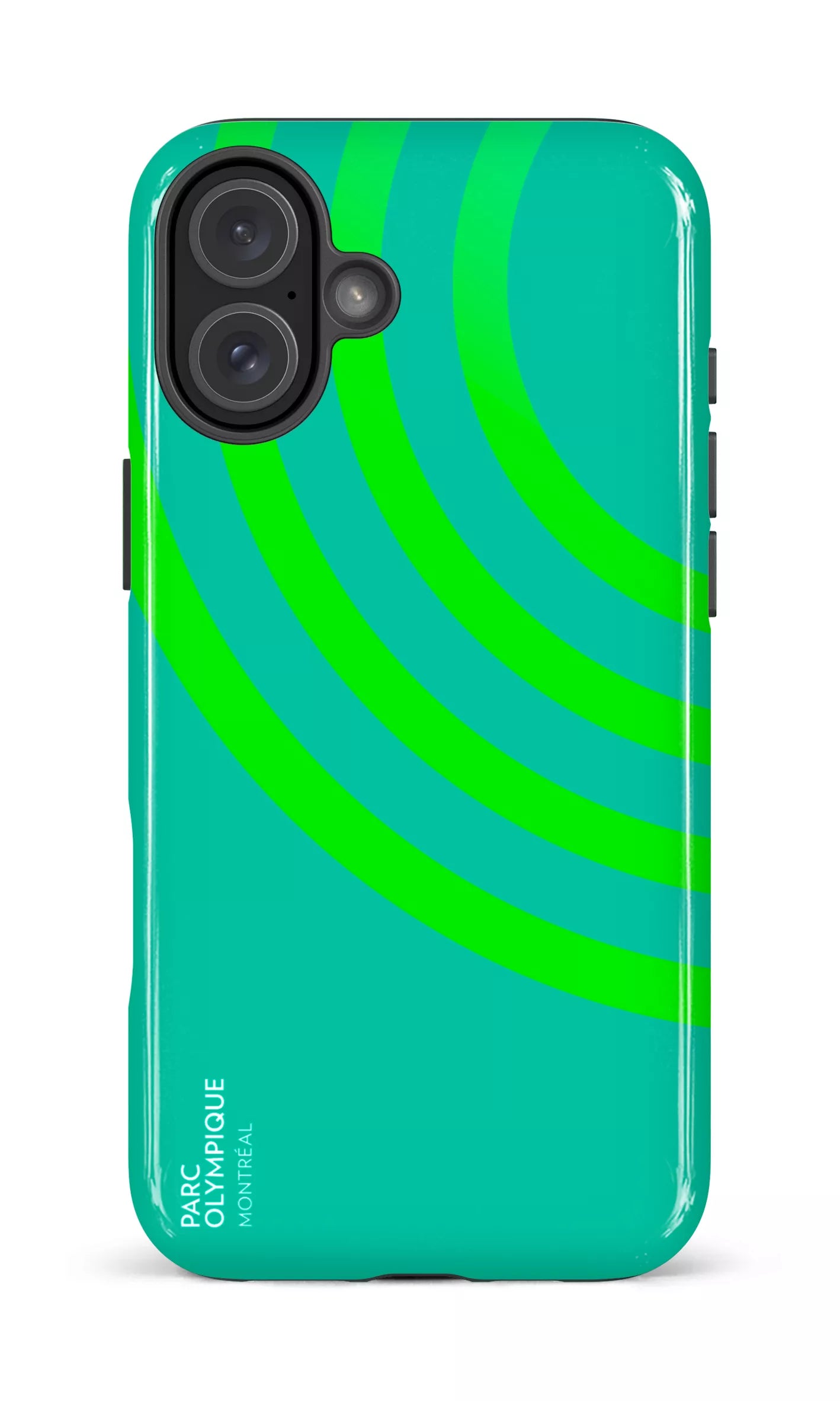 iPhone 16 Plus Impact Case Parc Olympique - Logo Vert -