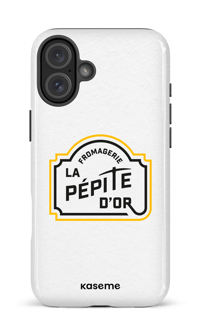 iPhone 16 Plus Impact Case Pépite Blanc -