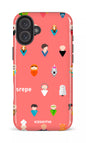iPhone 16 Plus Impact Case Personnages Saumon -
