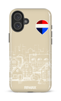 iPhone 16 Plus Impact Case Remax Sketch Crème -