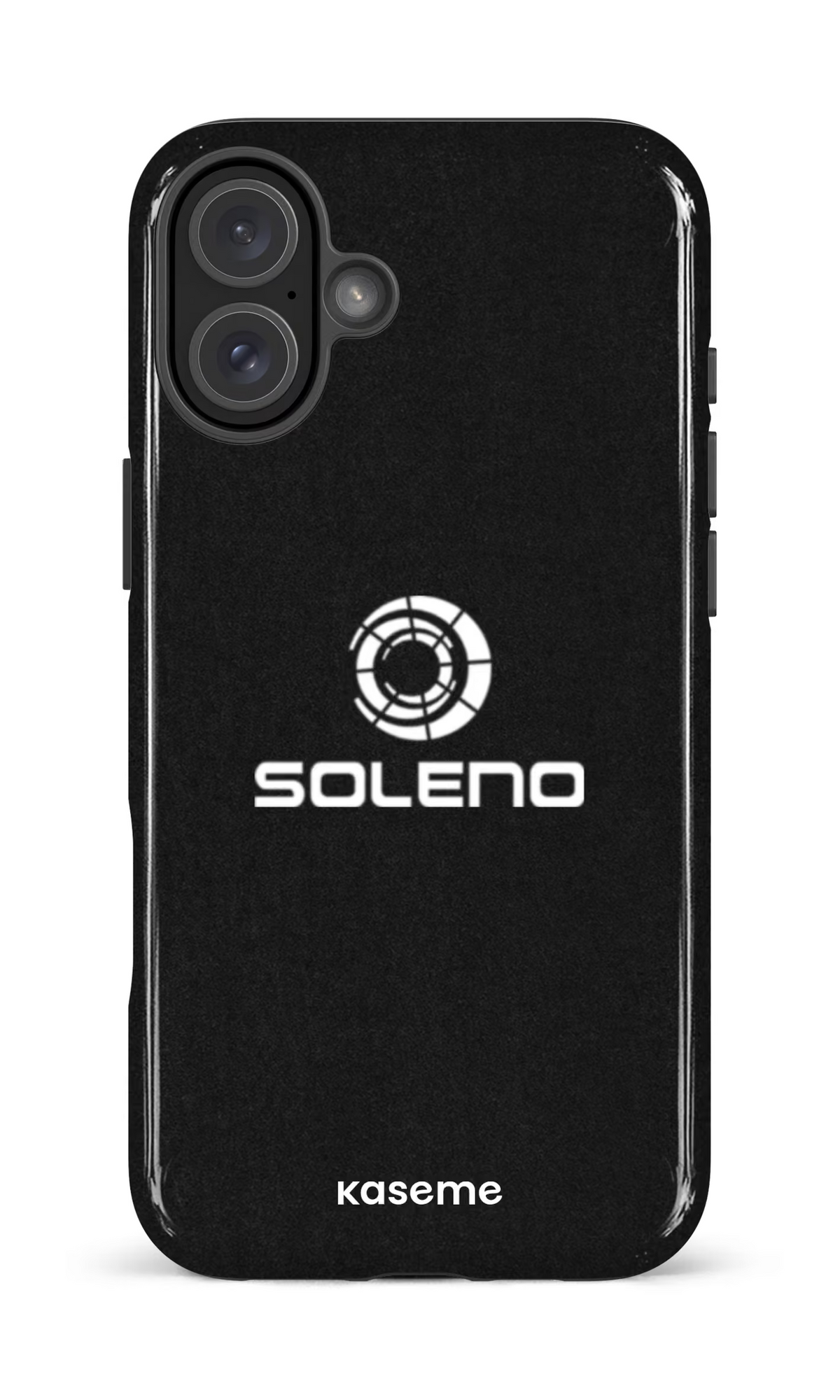 iPhone 16 Plus Impact Case Soleno Noir -