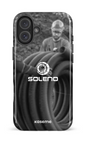 iPhone 16 Plus Impact Case Soleno tuyau N&B -