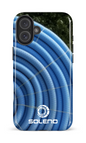 iPhone 16 Plus Impact Case Soleno tuyau bleu -