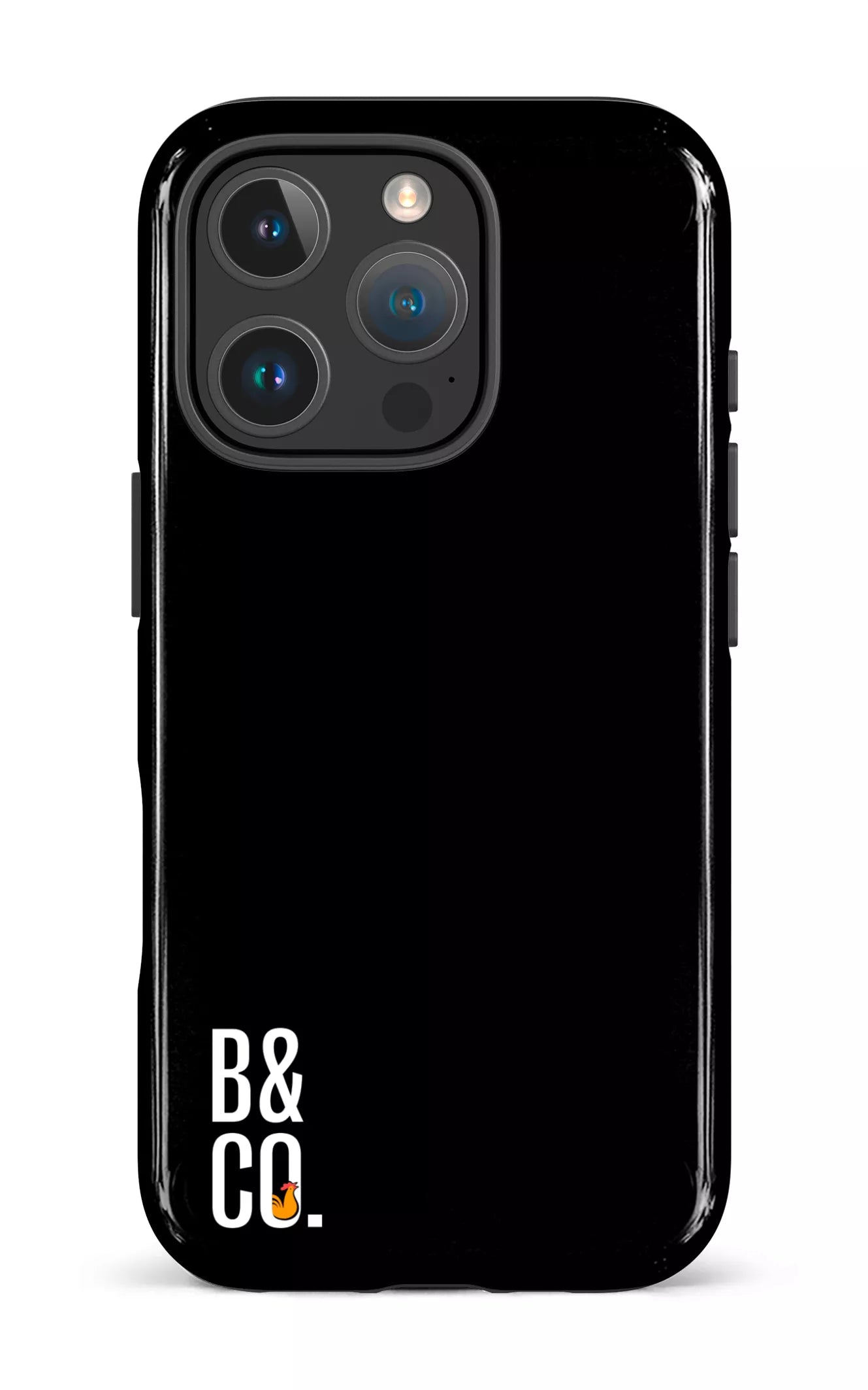 iPhone 16 Pro Impact Case B&Co Noir -