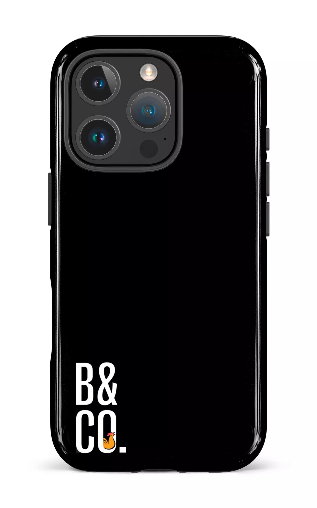 iPhone 16 Pro Impact Case B&Co Noir -