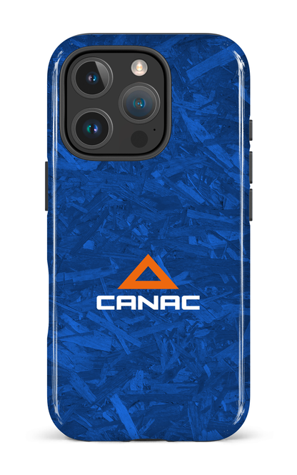 iPhone 16 Pro Impact Case Bois bleu par Canac -