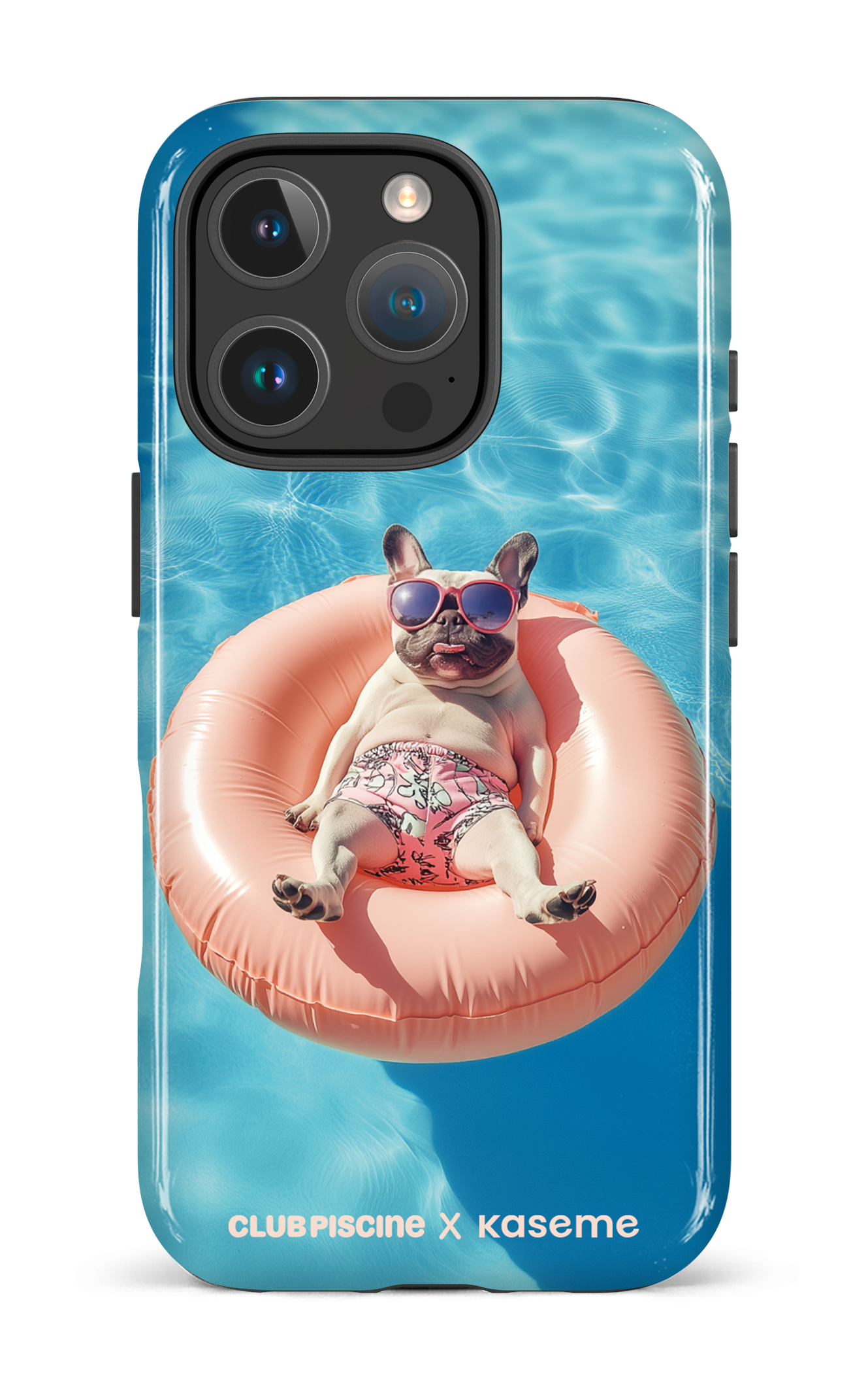 iPhone 16 Pro Impact Case Chien Chaud par Club Piscine -