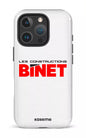 iPhone 16 Pro Impact Case Constructions Binet Blanc -