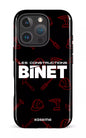 iPhone 16 Pro Impact Case Constructions Binet Noir -