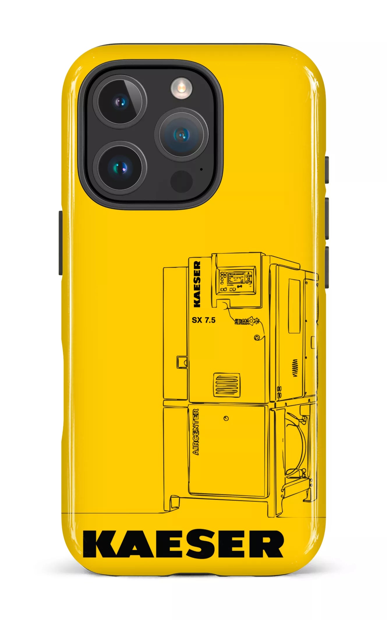 iPhone 16 Pro Impact Case Kaeser - The Golden Blueprint -