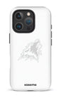 iPhone 16 Pro Impact Case Les Huskies Blanc -