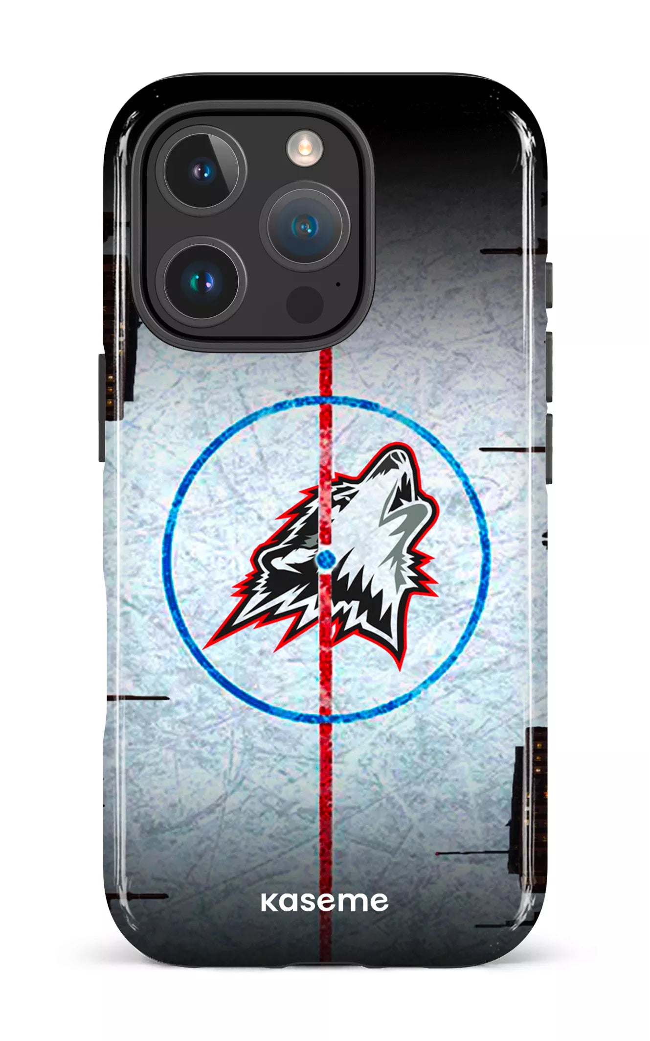 iPhone 16 Pro Impact Case Les Huskies Patinoire -
